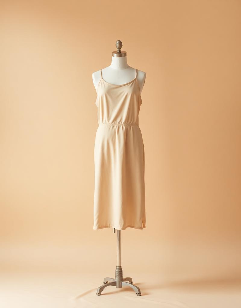 Bias-Cut Slip Dress