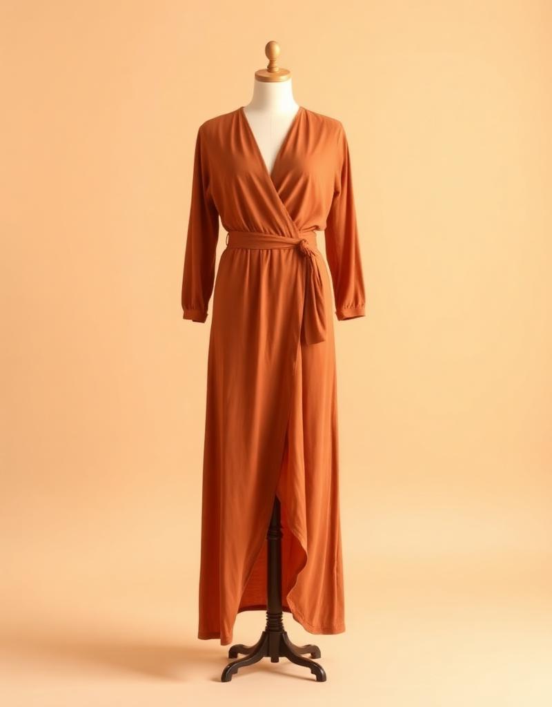 Terracotta Wrap Maxi